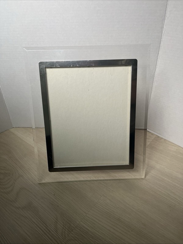Clear Plastic Metal Outline 8x10 Picture Frame gallery