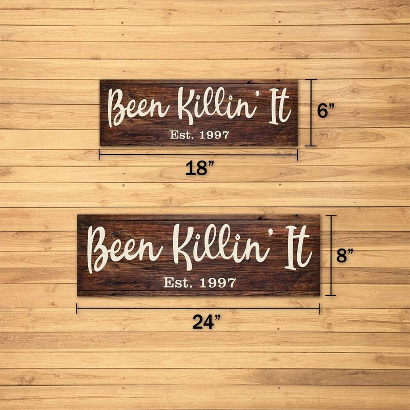 Products Personalized Last Name Rustic Looking Wood Sign Gift B3-06180028123 gallery
