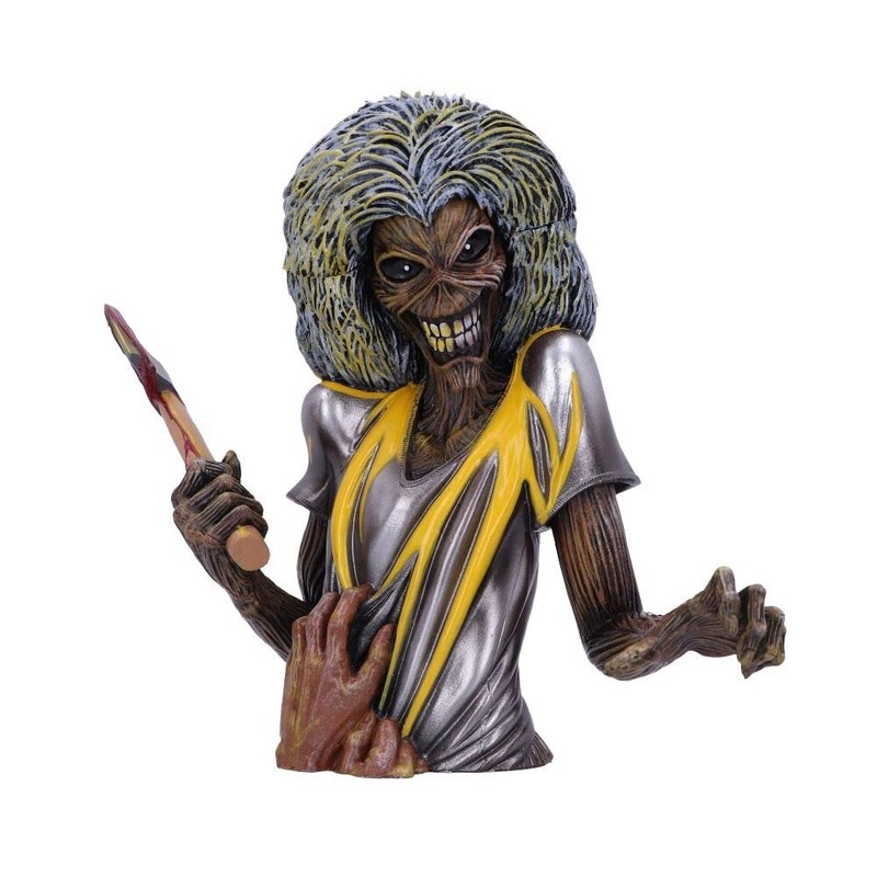 Nemesis Now Officially Licensed Iron Maiden Killers Bust Box (Small) Yellow, 16.