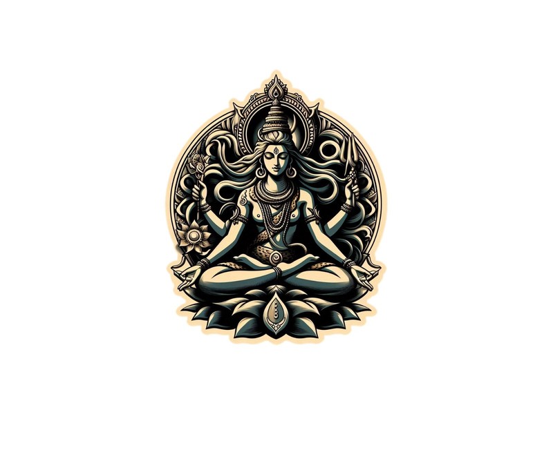 Hindu Goddess Shiva vinyl decal sticker – many sizes available