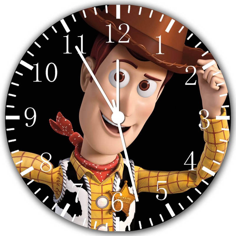 Disney Toy Story Woody Frameless Borderless Wall Clock Nice Gifts or Decor W81
