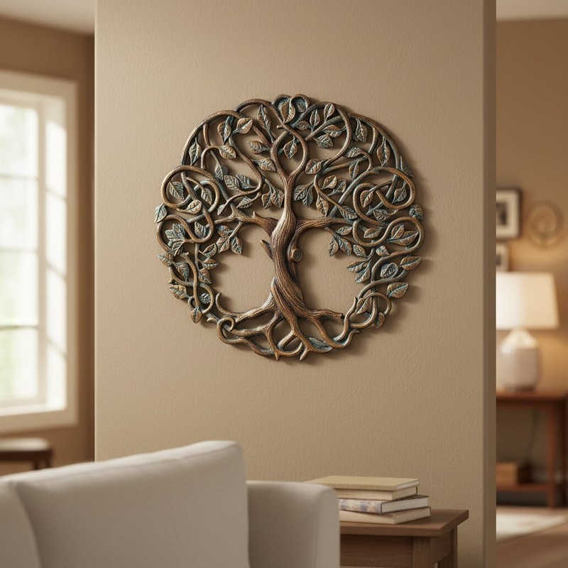 11 5/8 Inches Tree of Life Art Plaque – Perfect Gift for Home Decor Lovers