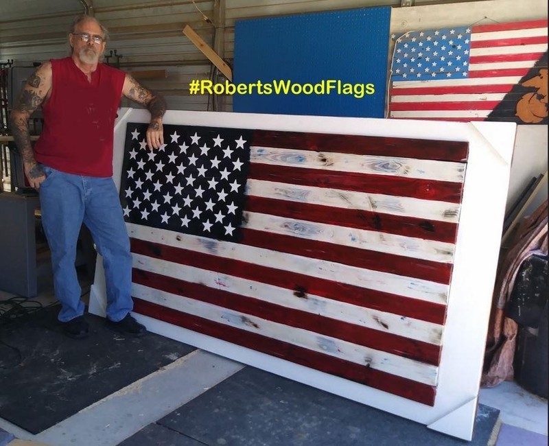 Stay Sharp Wood Wall Art Patriot Sign 11.25x22x.75 In gallery
