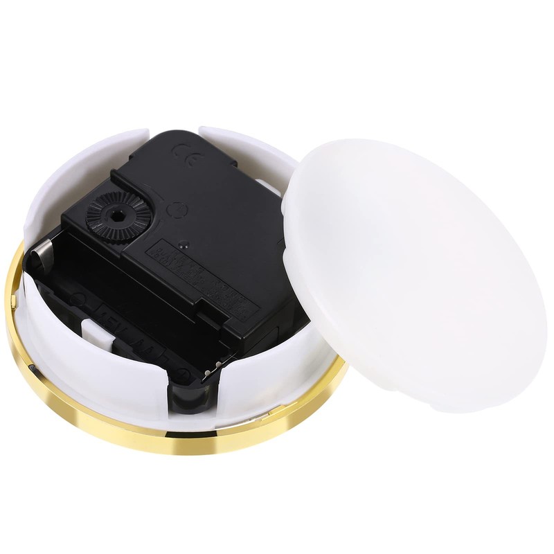 round Clock Insert 3-1/8 Inch (80 Mm) Quartz Movement Roman Numeral Gold Trim (G gallery