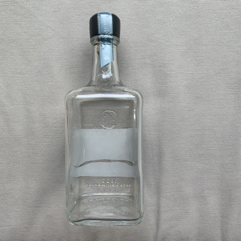 EMPTY Lunazul Tequila Blanco 100% Agave 750ML Glass Bottle w/ Stopper Bar Decor gallery