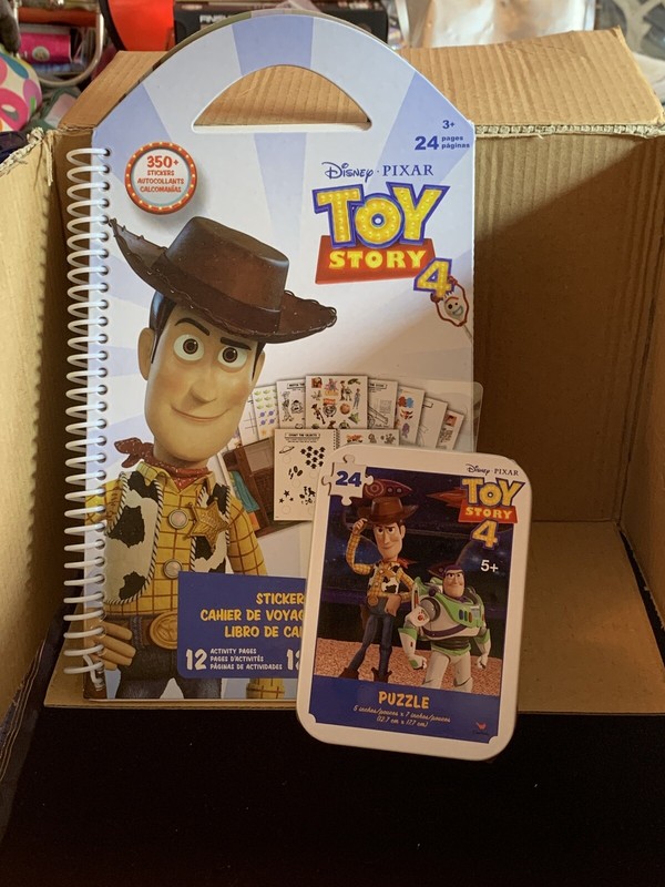 Disney Toy Story 4 350 Sticker Book And 48 Pc Puzzle (5×7) Great Christmas Gift