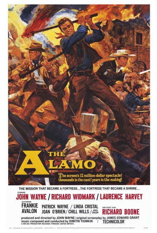 71965 The Alamo Movie John Wayne, Richard Widmark Wall 24×18 POSTER Print