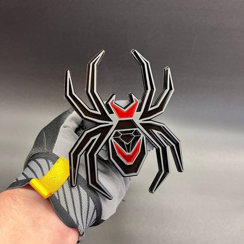Black Widow Hitch Cover – Hitch Car Badge Decal Exterior Car Tailgate Emblem