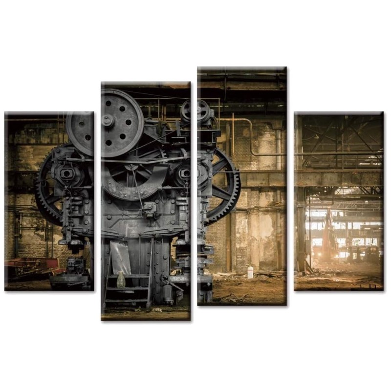 Industrial Machine Artwork for Living Room