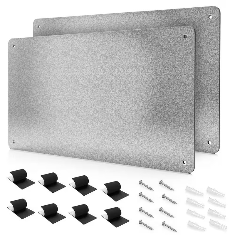 17.1 In. X 11.8 In. Outdoor/Indoor Metal Magnetic Bulletin Board to Display for