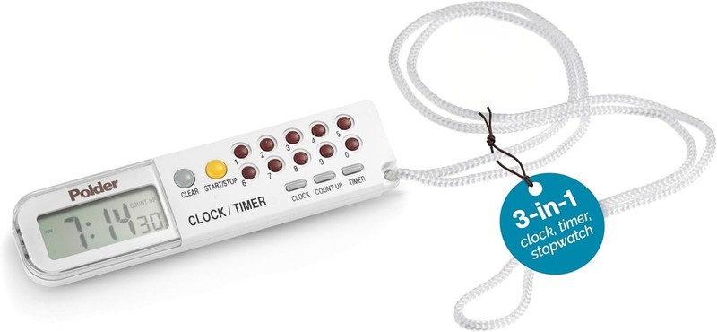 binat Clo, Timer and Swatch with Lar, Easy-to-Read