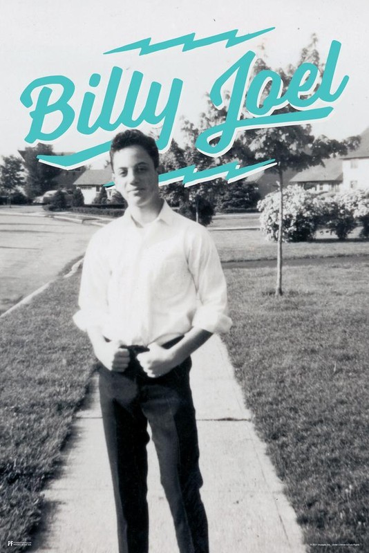 Billy Joel Wall Art Poster Young Photo Retro Art Print Poster 16×24