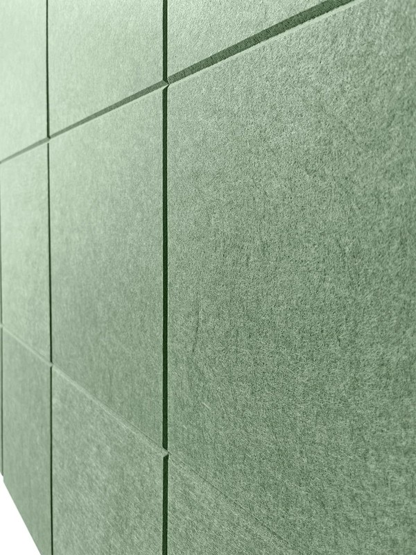 12 PCS Forest Green Felt Wall Tiles Large Bulletin Board Cork Alternative gallery