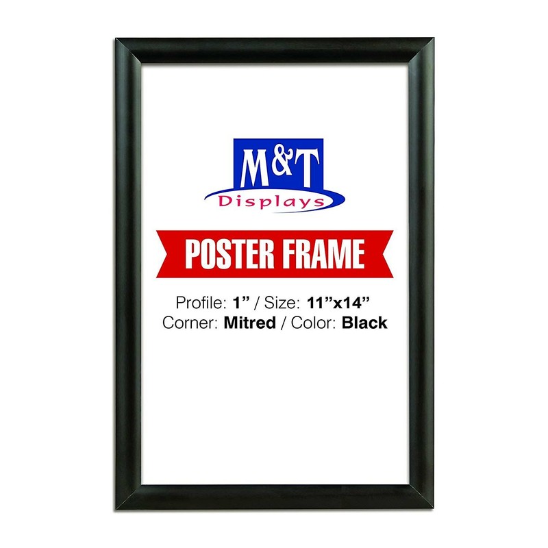 Snap Frame 11X14 Inch, Poster Size 1 Inch, Black Color Profile, Mitered Corner