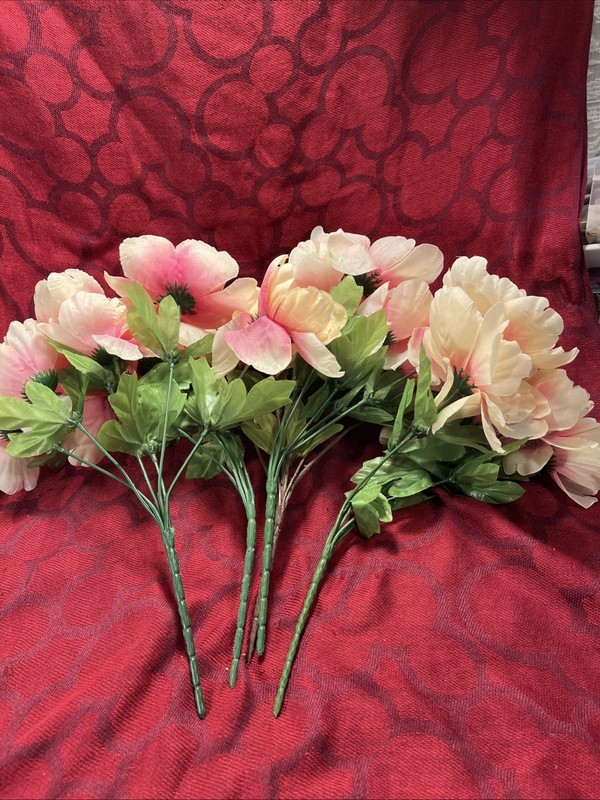 Silk Peony Artificial Fake Flowers Bunch Bouquet Home Wedding Party Decor - 9455 gallery