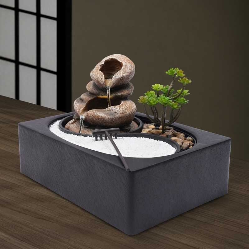 Table Top Water Fountain Indoor Water Fountains of Garden Desk Water Fountain