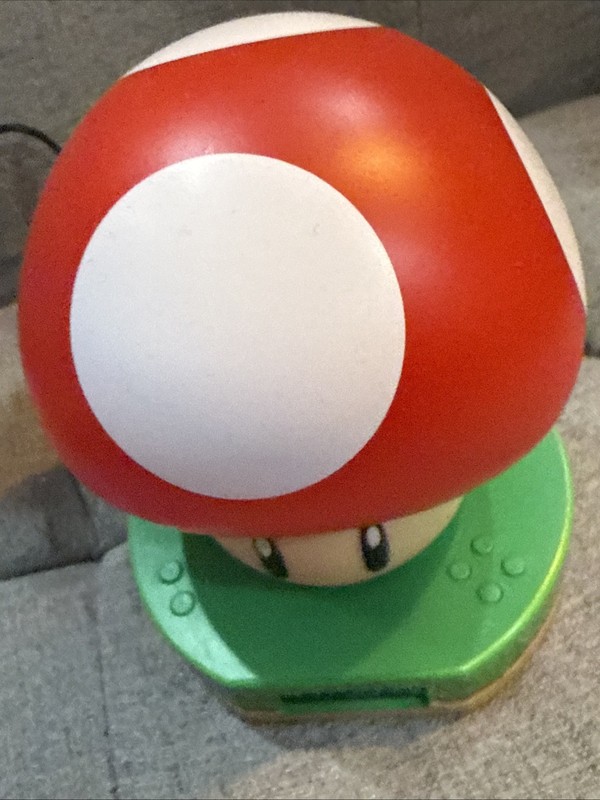 Super Mario Mushroom Digital Alarm Clock and Mood Light with USB Cable gallery