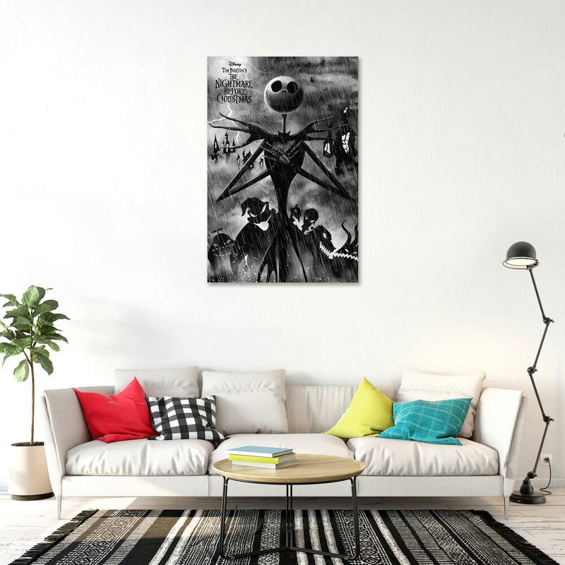 Tim Burton's The Nightmare Before Christmas - Movie Poster Print (Lightning) gallery