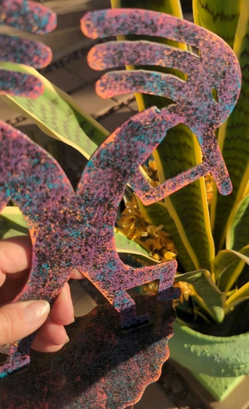 Kokopelli Musicians Plasma Cut Metal Handmade And Unique Beautiful Colors gallery