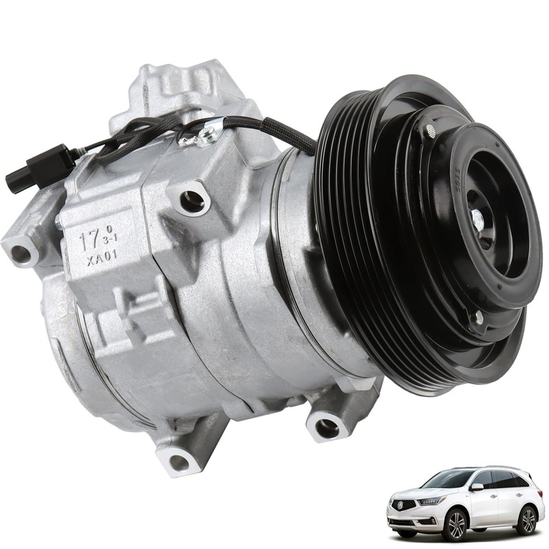 MUCO AC Compressor with A/C Clutch 38810RN0A01 Fits for 2007-2013 MDX 3.7L 20...
