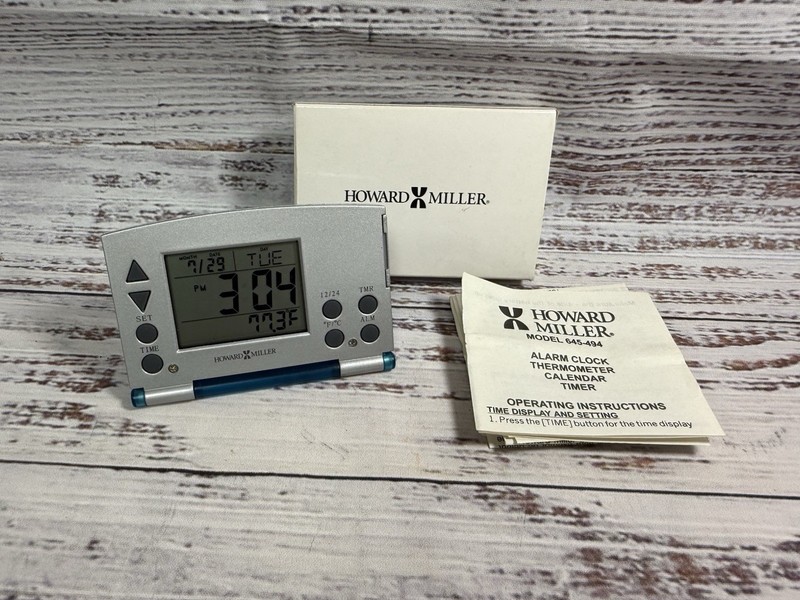 Howard Miller International Traveler Clock Model No. 645-494 – New with Box