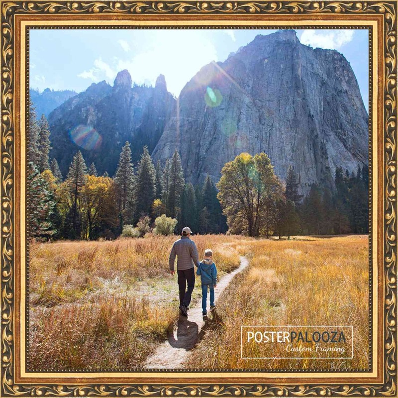 10x5 Wood Antique Frame with UV Acrylic, Available in 4 Finishes gallery