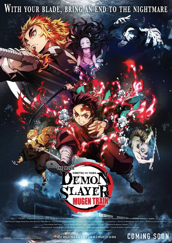 Demon Slayer The Movie: Mugen Train Movie Poster (20×30) – Bryce Papenbrook v2