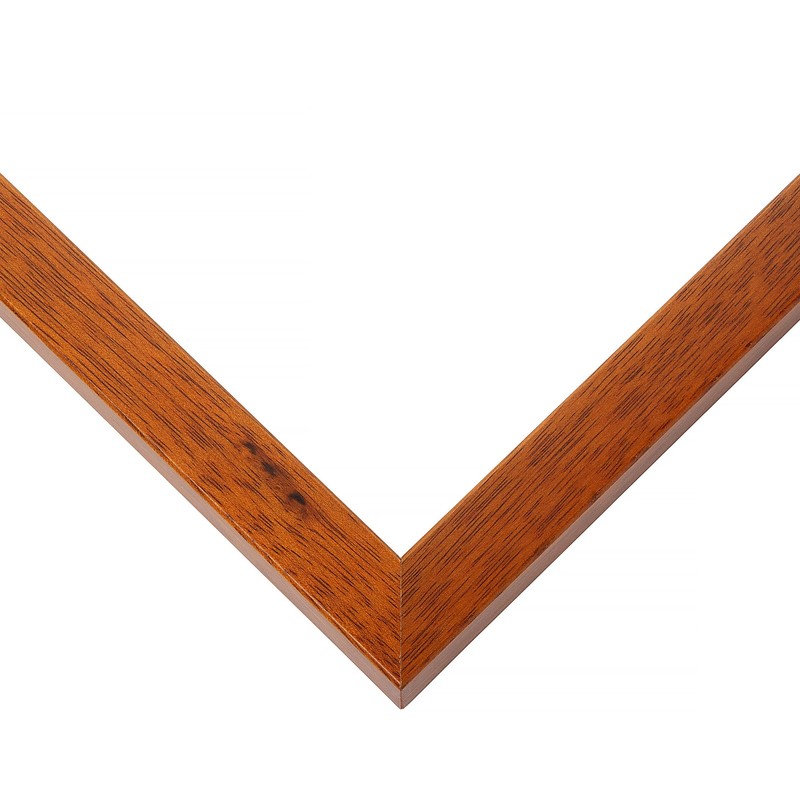 4x4 In Honey Brown Real Wood Picture Frame Width 0.75 inches | Interior Frame De gallery