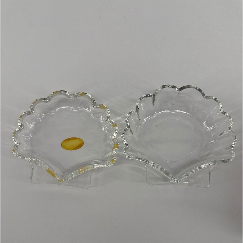 VTG Castlebleu by Coppercraft Guild Glass Shell Dish Trinket Dish Made in Japan gallery