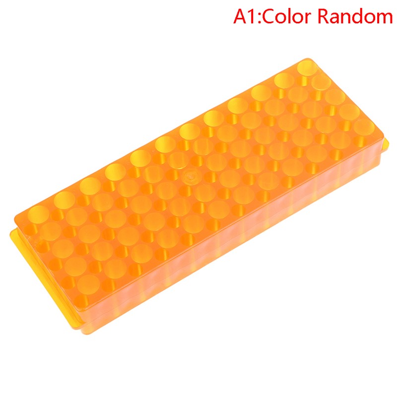 NEW 60 Sockets Centrifuge Test Tube Rack Dual Purpose Double Panel 0.5ml/1.5ml
