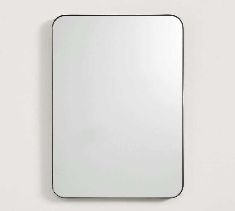 Pottery Barn 20″ W x 28″ H Lenox Rectangular Fixed Mirror, 3 Colors (US STOCK)
