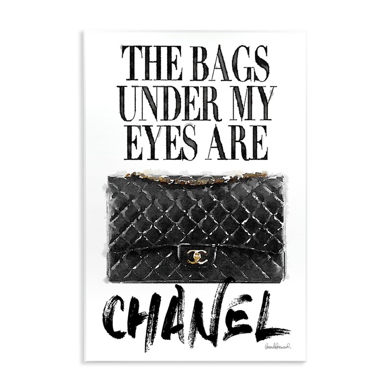 ‘Glam Bags Under My Eyes’, Wall Plaque Art, 10 x 15 Inches, Easy to Hang and …