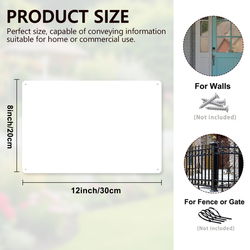 Personalized Custom Metal Tinplate Sign Decor for Outdoor，Indoor, Home ，Yard gallery