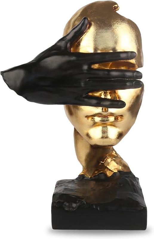 Abstract Sculpture Home Decor Accents Thinker Statue Decor | Molded Resin Crafts