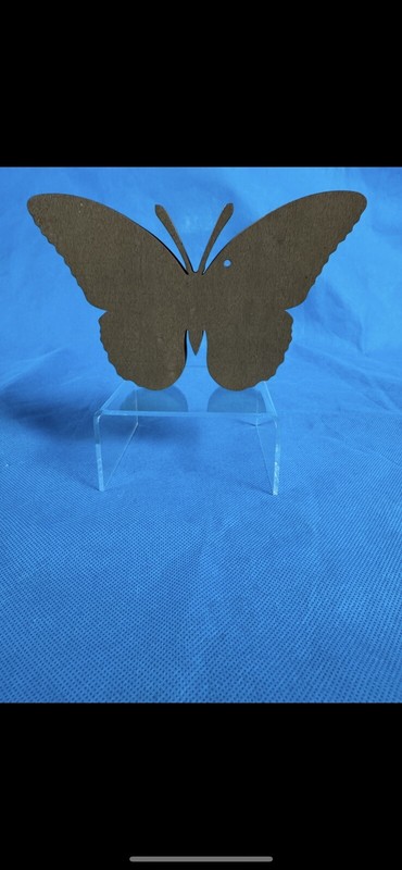 Laser Cut Wooden Butterfly Beautifully Handmade Decor 6 Layers Wood 7" gallery