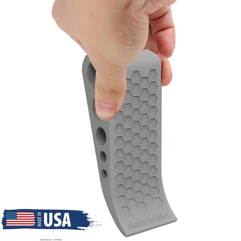 Door Stoppers for Bottom of Door Premium Floor Rubber Door Stop Wedge Made in US gallery