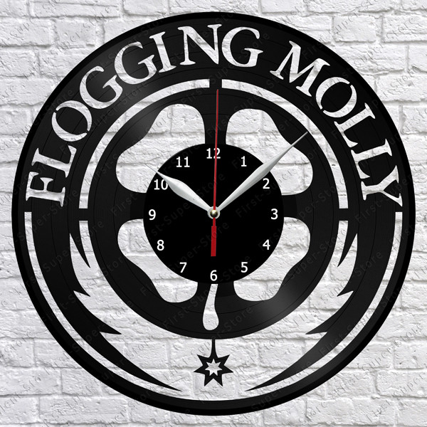 Flogging Molly Music Vinyl Record Wall Clock Fan Art Home Decor 12″ 30cm 1523