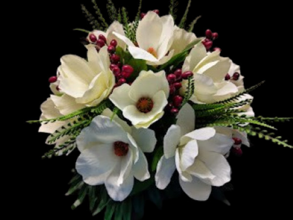 Magnolia table Christmas centerpiece