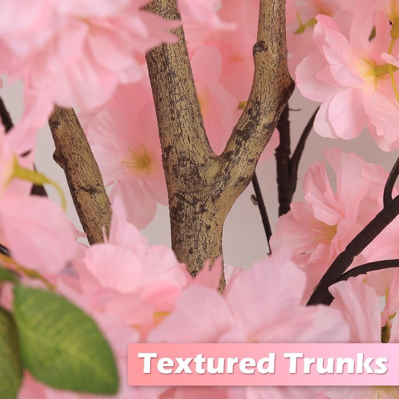 4FT Artificial Cherry Blossom Tree, Fake Plants Indoor Decor for Living Room gallery