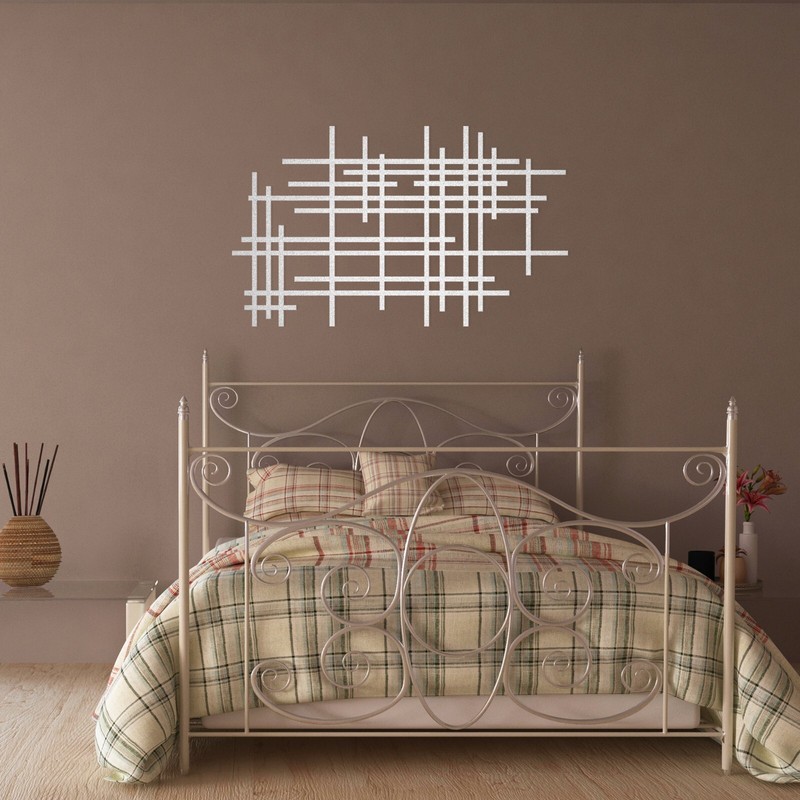 Abstract Line Metal Wall Art, Minimalist Metal Wall Decor, Geometric Wall Art gallery