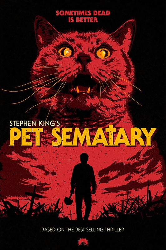 Pet Sematary Stephen King Horror Movie Fantasy Wall Art Home – POSTER 20×30