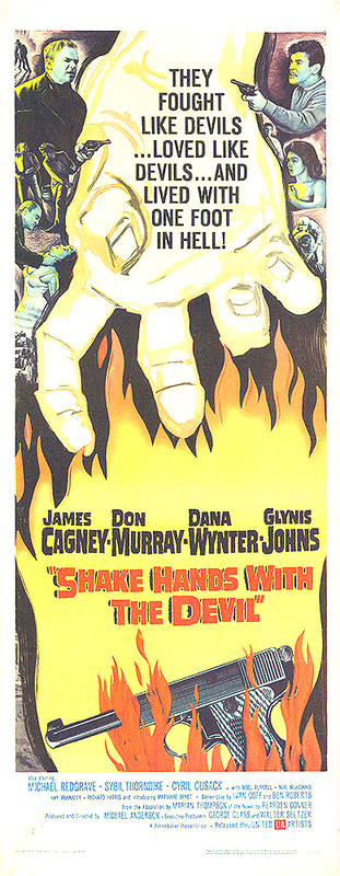 Shake Hands with the Devil James Cagney Movie Poster Print 17 X 12