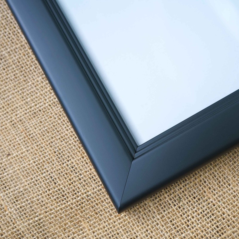 27x41 Frame Black Picture Frame Modern Photo Frame UV Acrylic, Acid Free Backer gallery