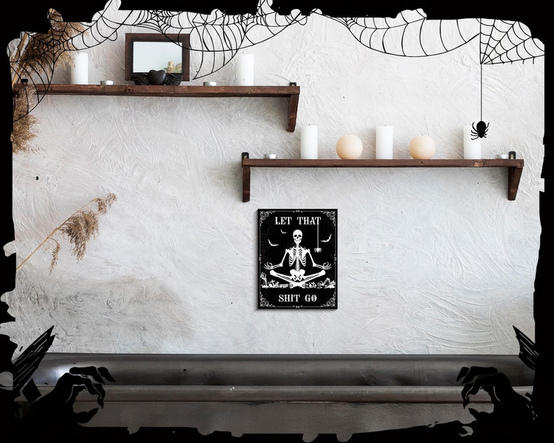 - Black Bathroom Decor, Funny Bathroom Wall Art, Humorous Quote Wall Hanging Sku gallery