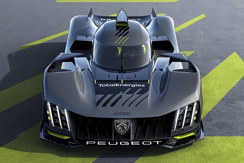 Black Racing Sport Car Peugeot 9X8 Art Home Decor – POSTER 20×30