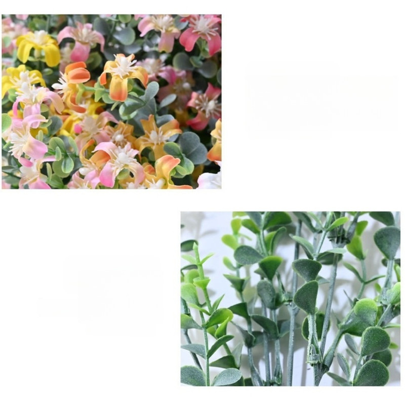 Fake Baby's Breath Potted Plant Arrangement Lifelike Silk Plastic Flower Decor gallery