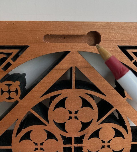 Solid Wood Wall Hanging Art Plaque Sacred Geometry Mandala Celtic 6.5in x 6.5in gallery